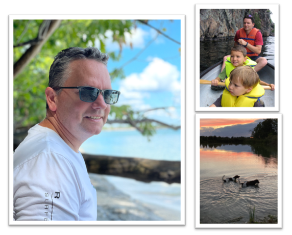 Photo collage featuring Kelly Heikoop